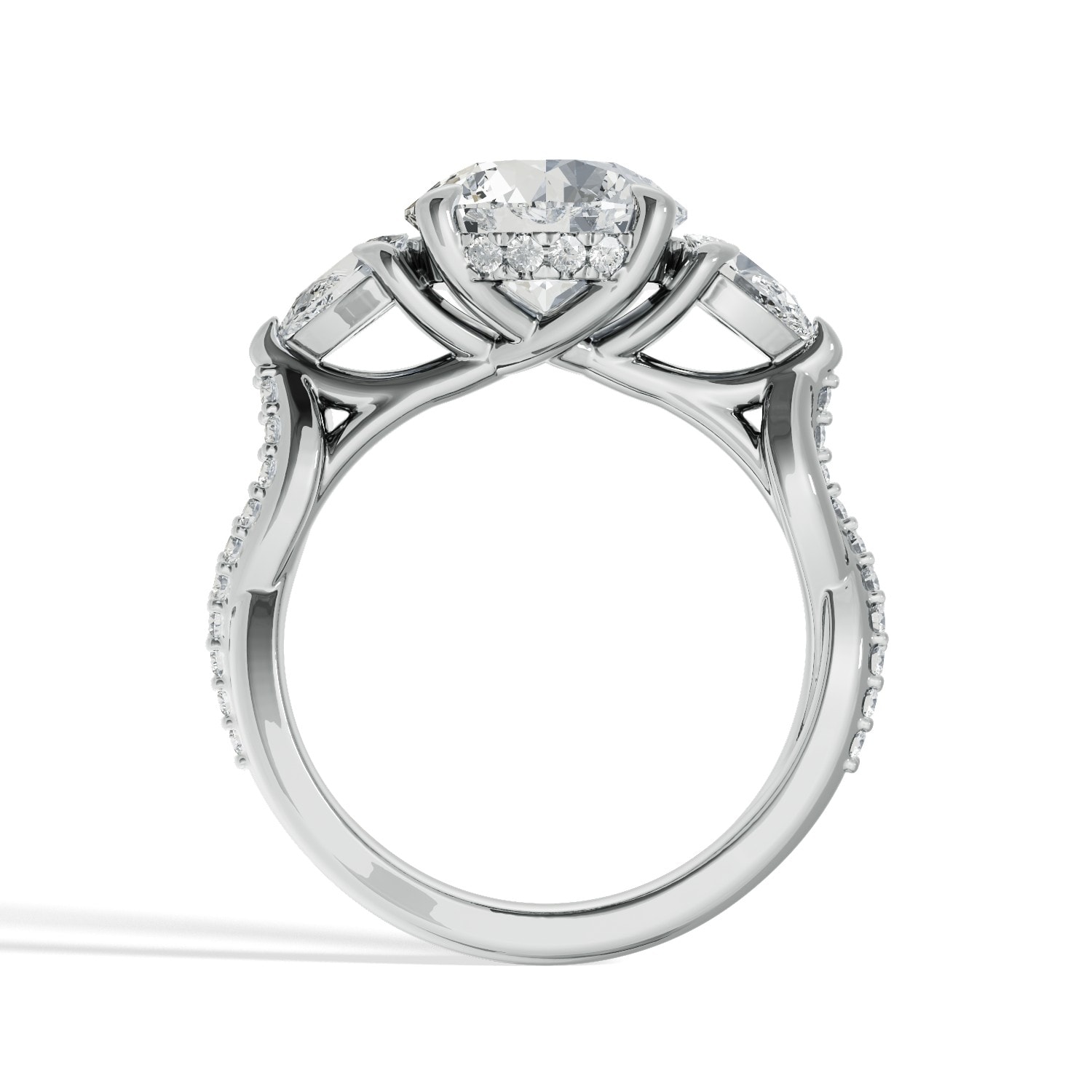 Braided_Micro_Set_Side_Pears_Round_Diamond_Engagement_Ring_top_view_platinum.jpg