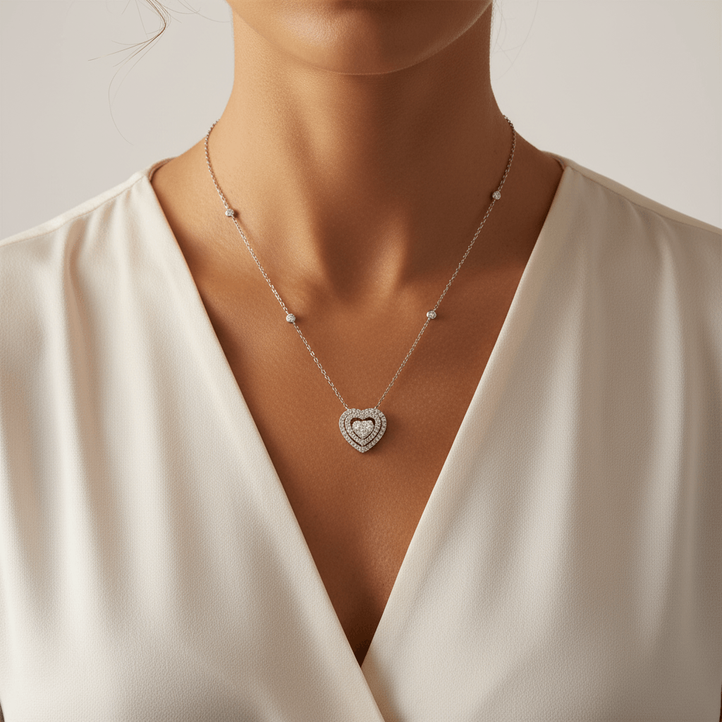 Chain_Double_Halo_Heart_Diamond_Pendant_On_Model_2
