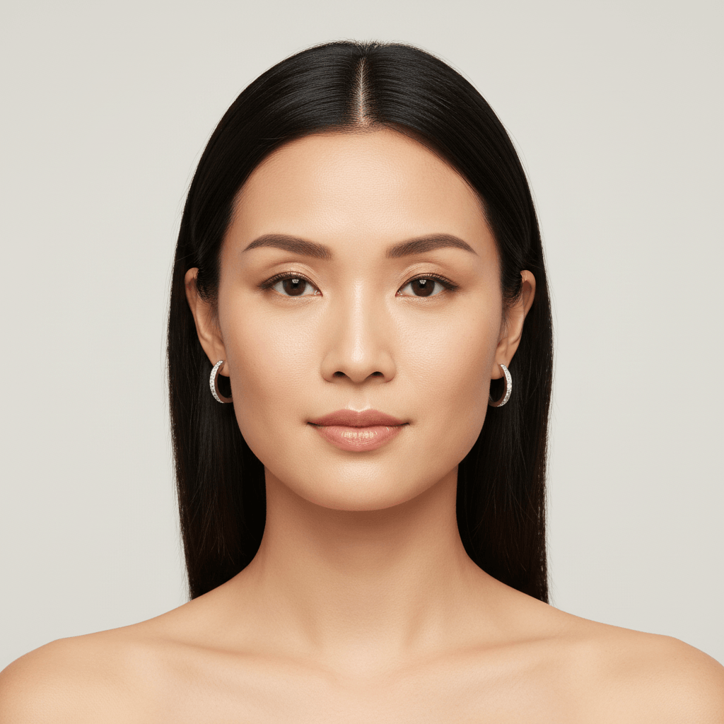 Channel Set Round Cuts Diamond Hoops Earrings - alternate view