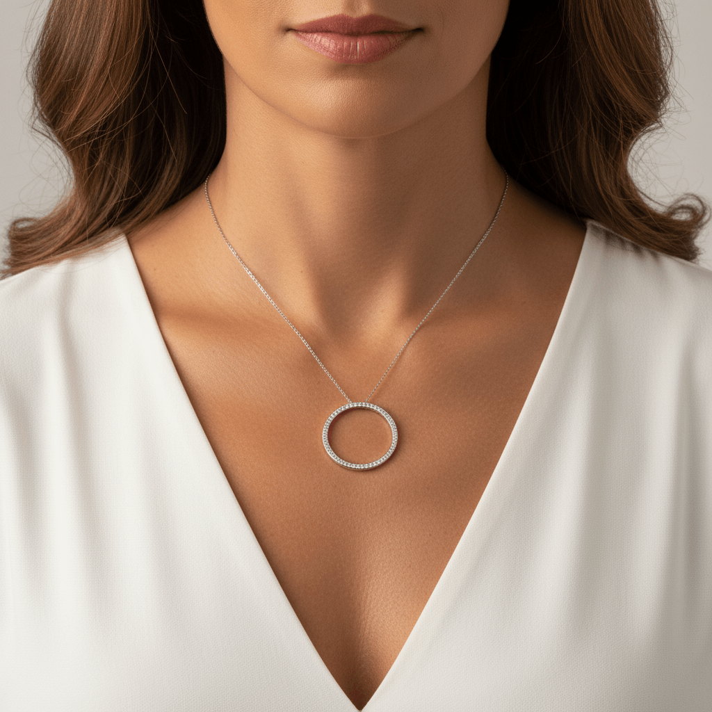 Circle_1ct_Grain_Set_Round_Diamond_Necklace_Zoom