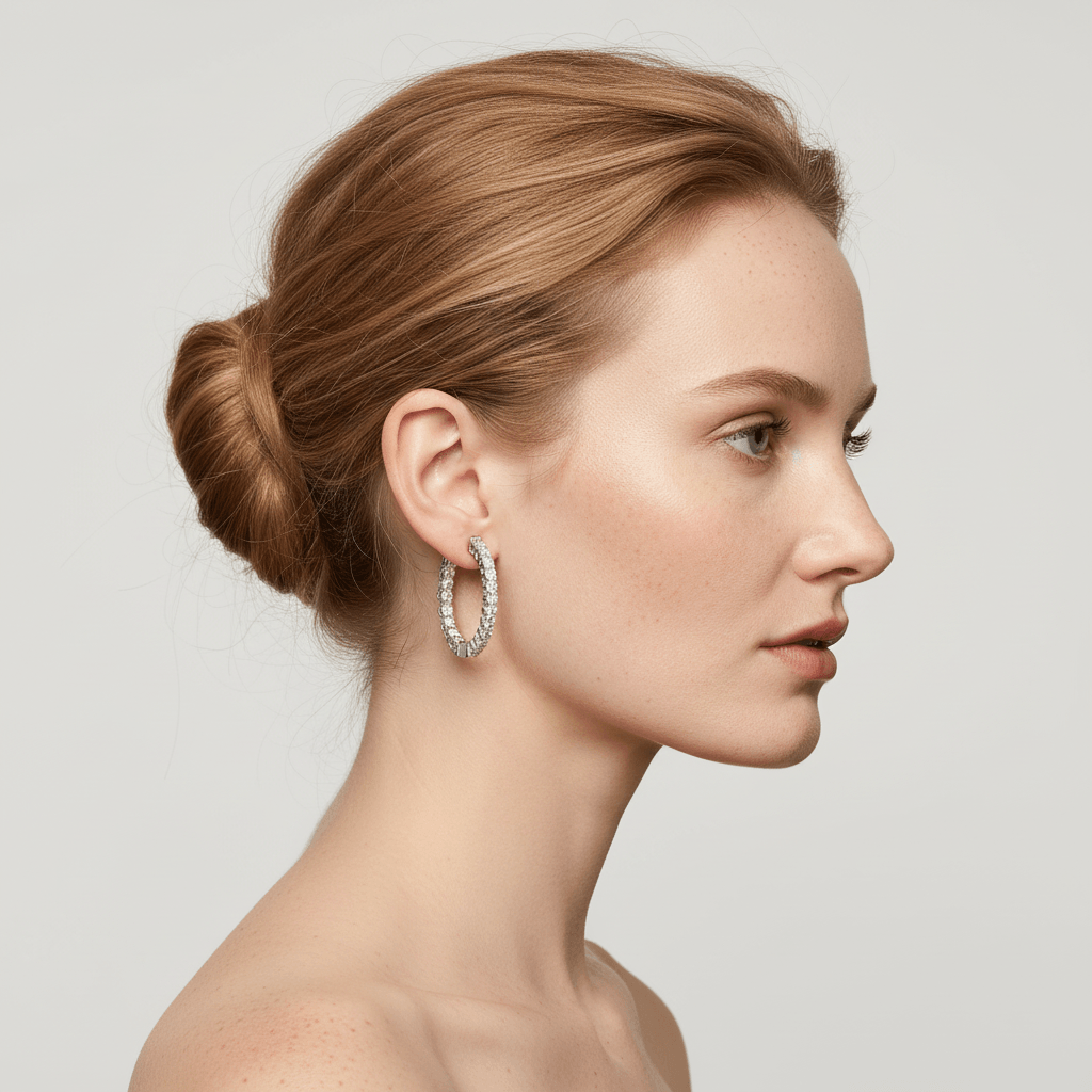 Claw_Set_Diamond_Hoops_Earrings_Zoom