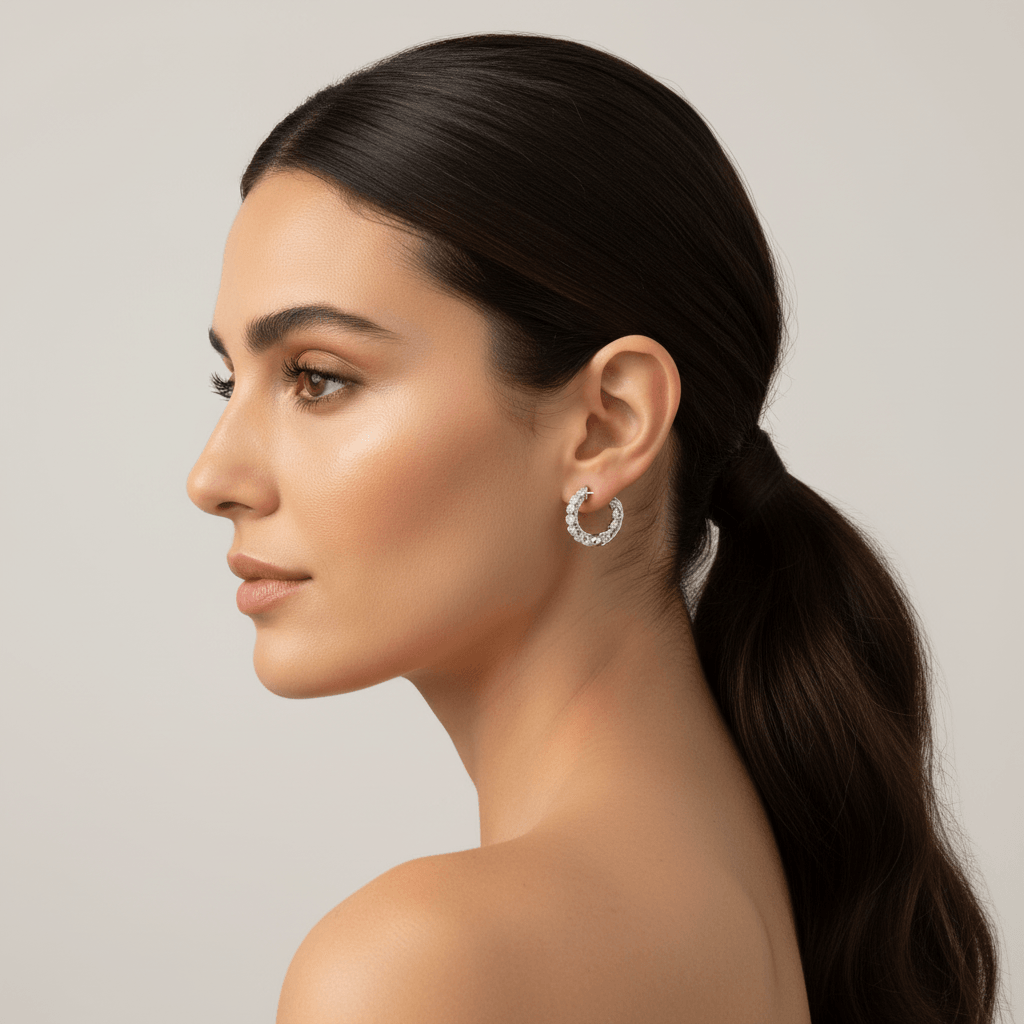 Claw_Set_Hoops_Diamond_Earrings_Zoom