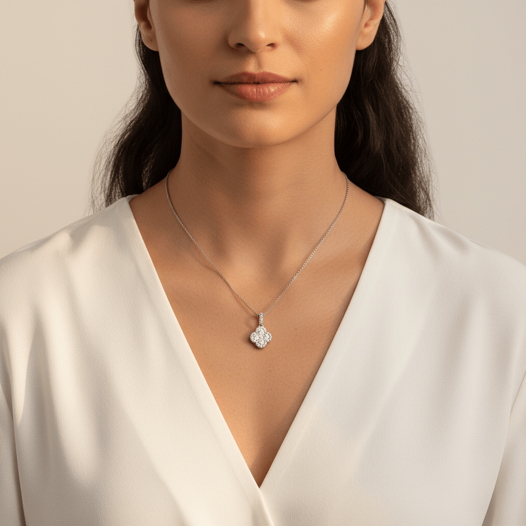 Clover_Pave_Diamond_Necklace_On_Model_2