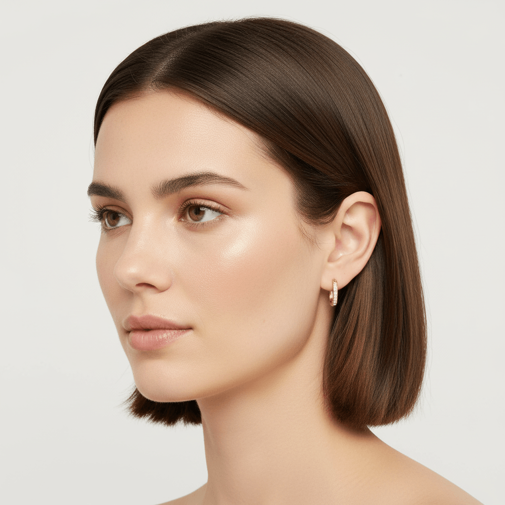 Diamond_Channel_8mm_Hoop_Earrings_On_Model_2