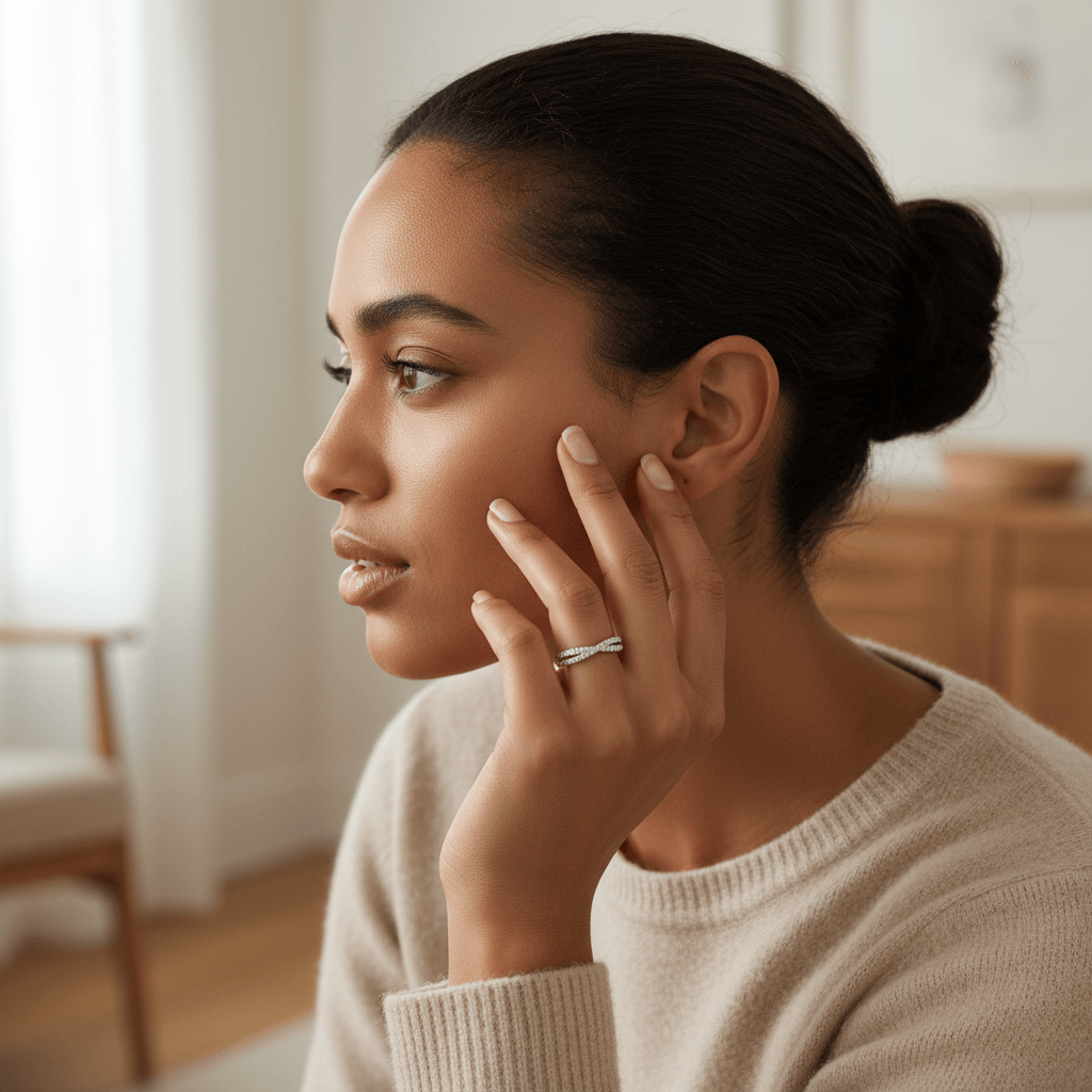 Double_Cross_Diamond_Wedding_Ring_On_Model