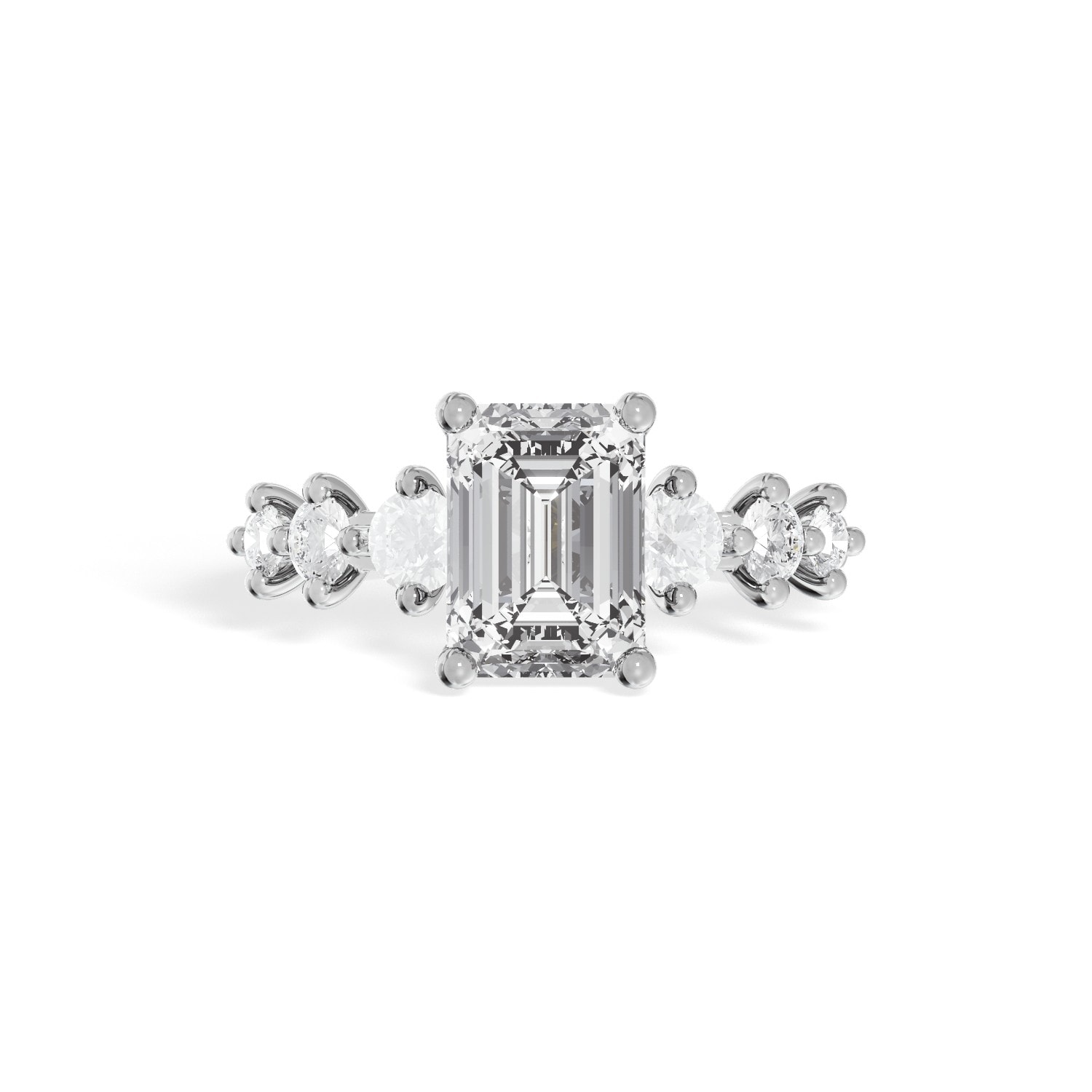 Emerald_Cut_Seven_Stones_Design_Diamond_Engagement_Ring_front_view_platinum.jpg
