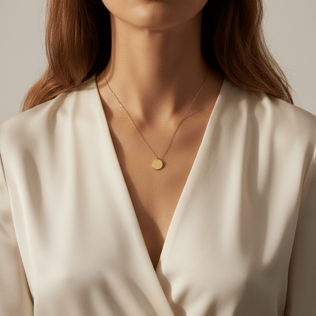 Engravable_Disc_Pendant_Necklace_On_Model_2