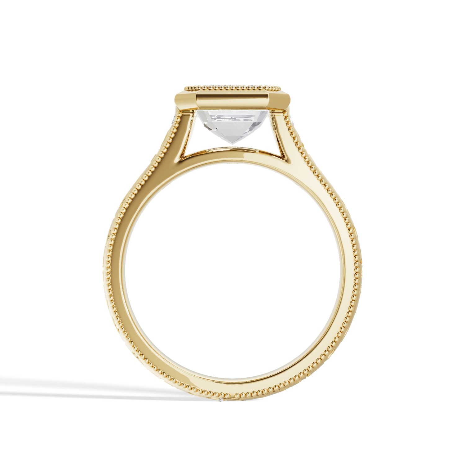 Engraved_Band_Emerald_Cut_Bazel_Setting_Diamond_Engagement_Ring_top_view_yellow_gold.jpg