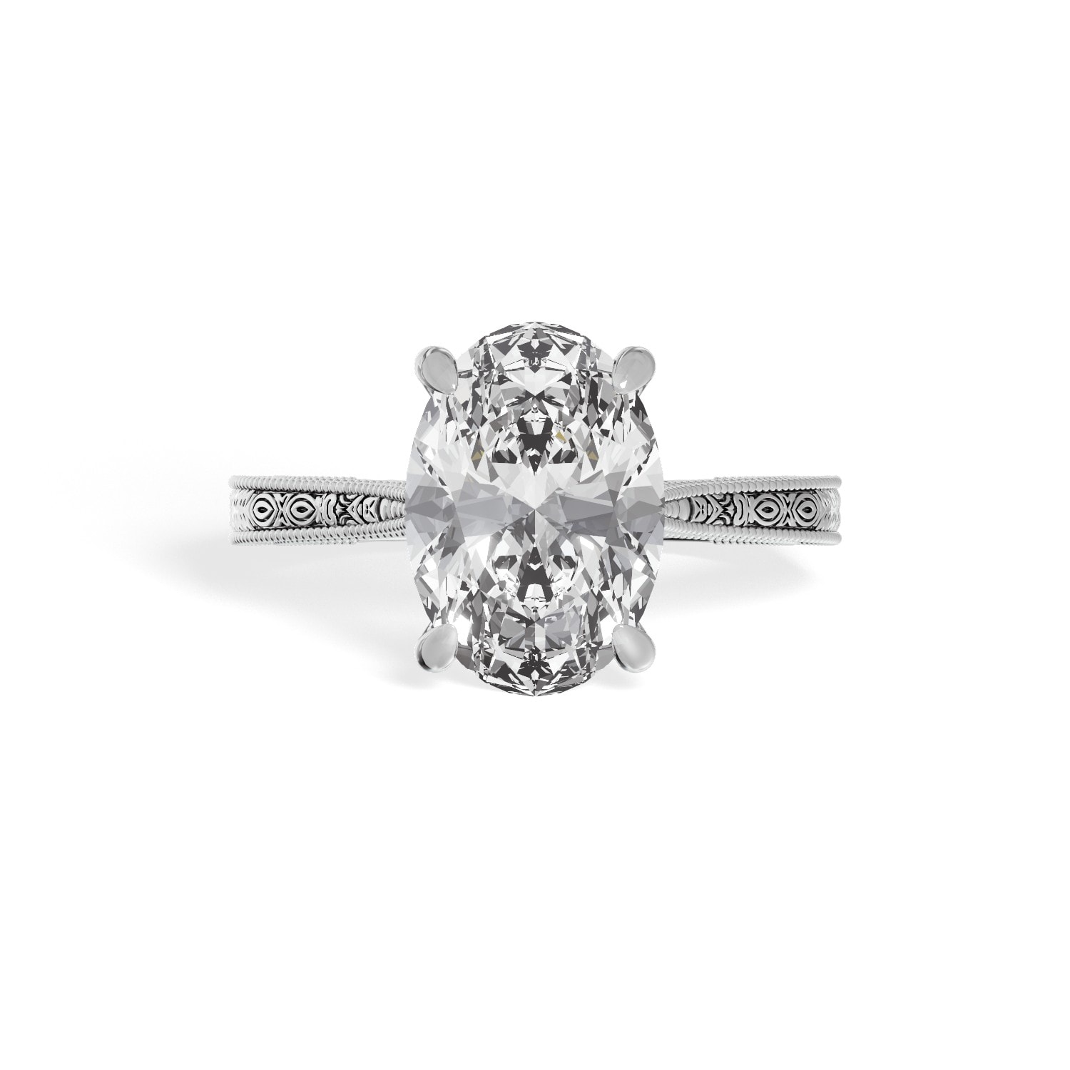 Engraved_Band_Oval_Solitaire_DIamond_Engagement_Ring_front_view_platinum.jpg