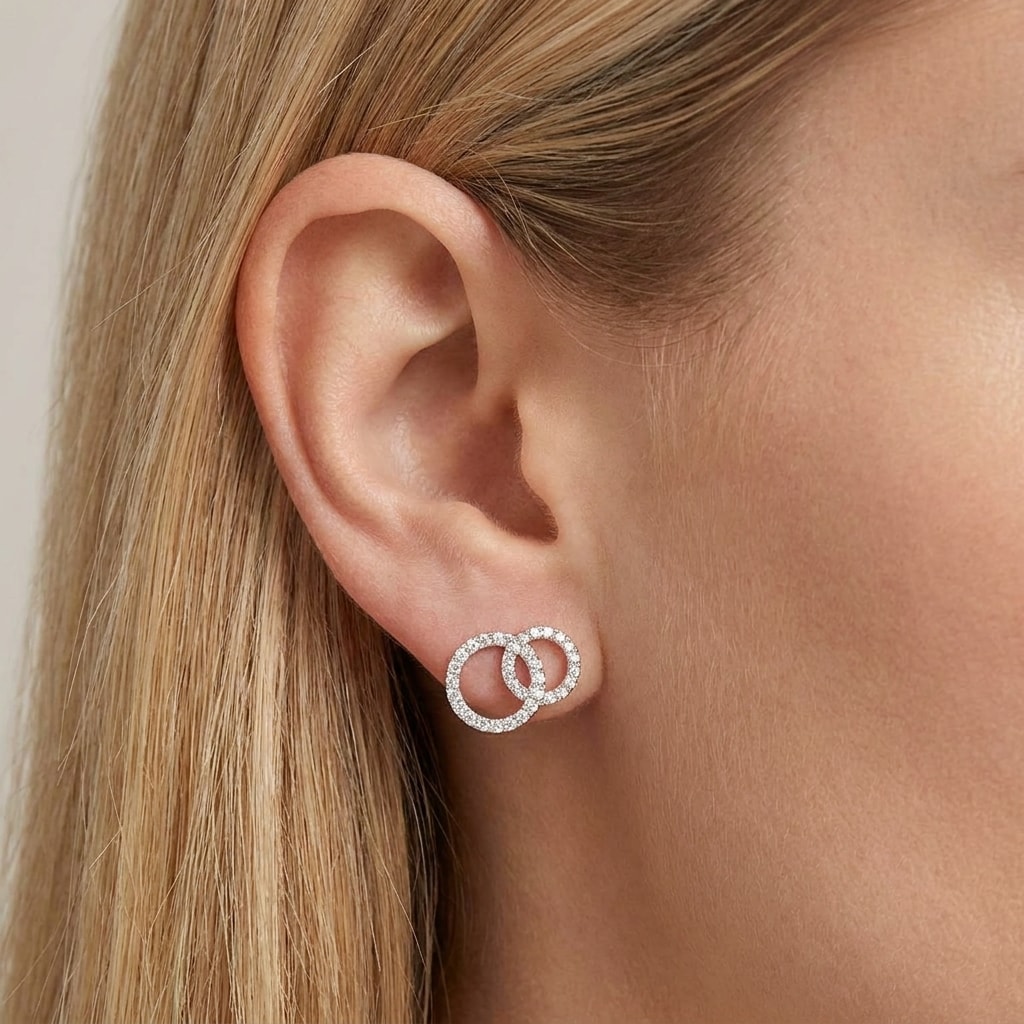 Fixed_Double_Circle_Diamond_Earring_Studs_Zoom
