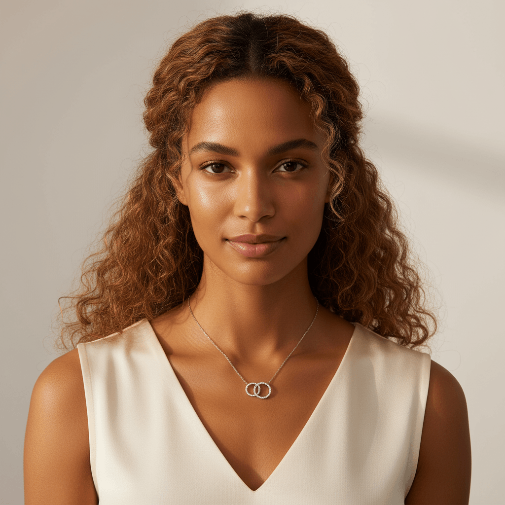 Fixed_Double_Circle_Necklace_On_Model