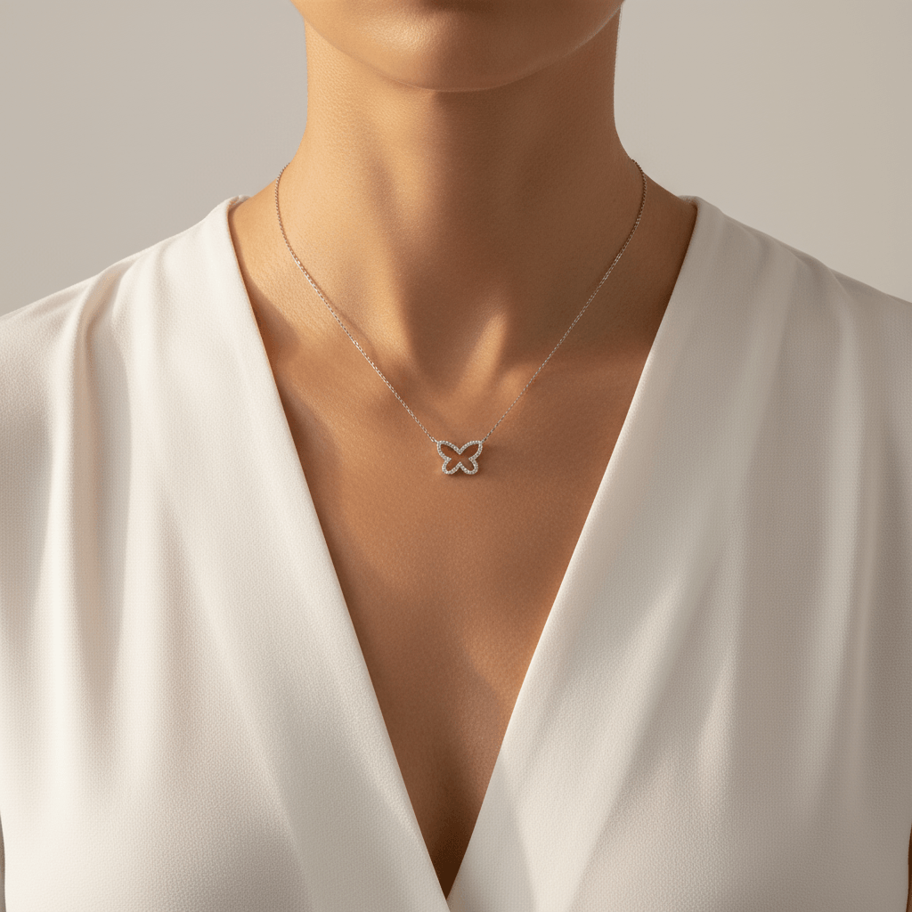 Fixed_Micro_Set_Small_Diamond_Pendant_On_Model_2