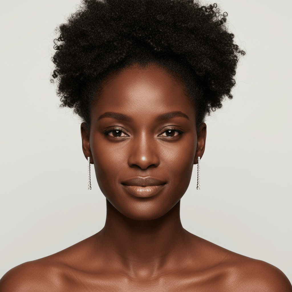 Graduating Diamond Drop Earrings - alternate view