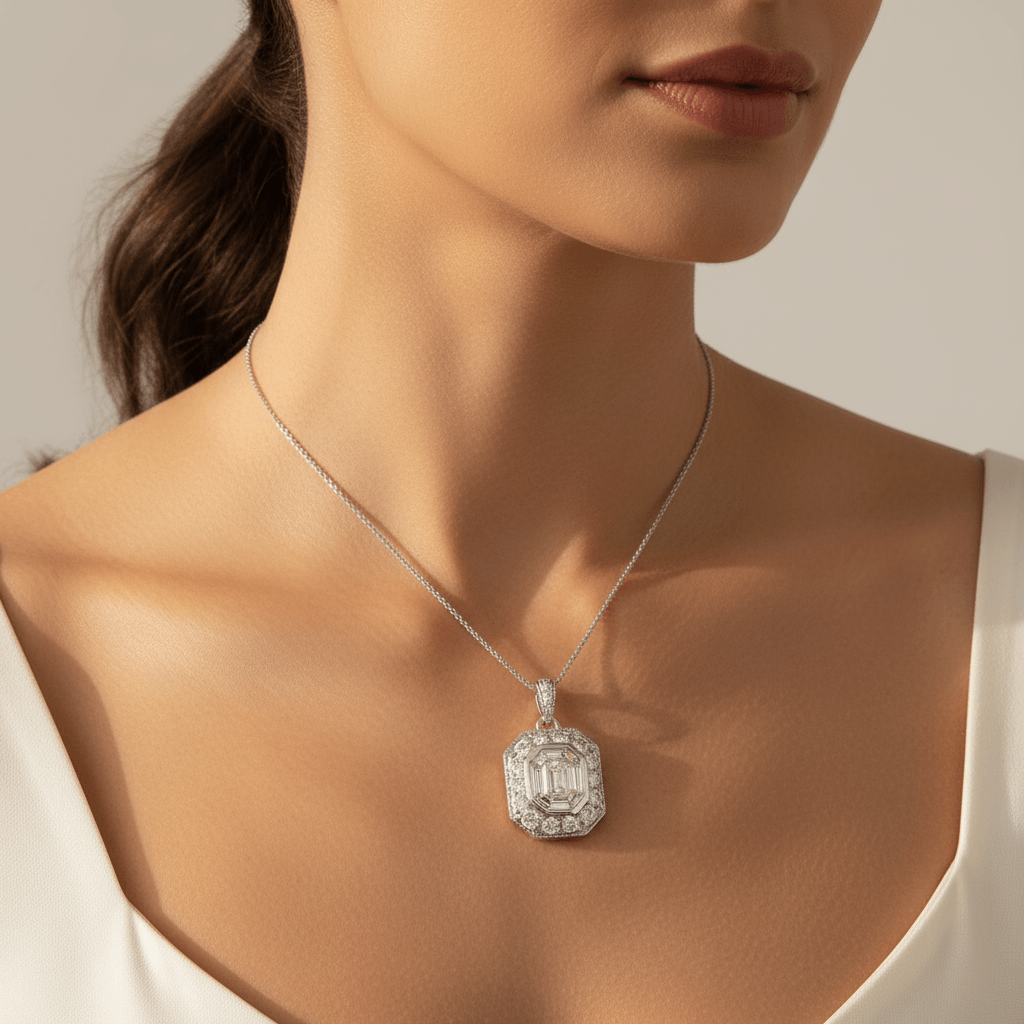 Halo_Baguette_Round_Cuts_Diamond_Pendant_Zoom