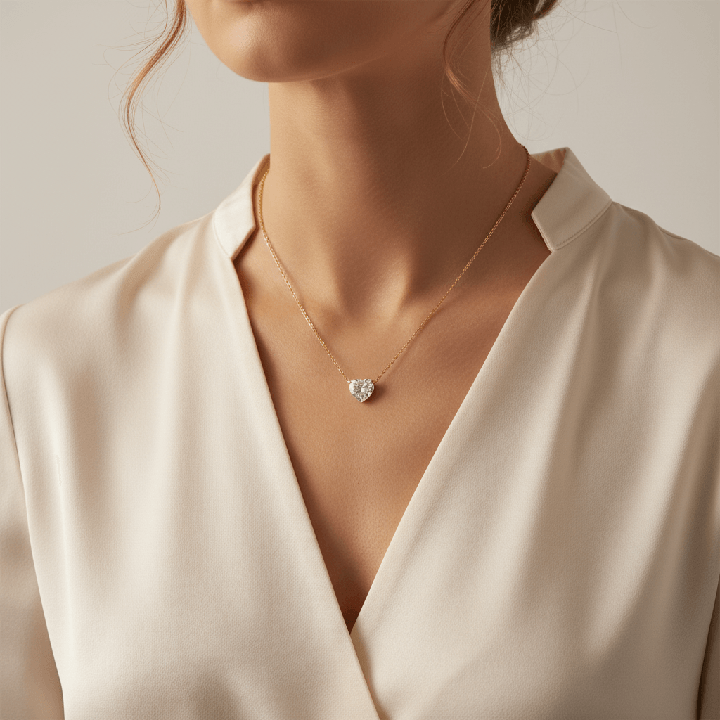 Heart_Shape_Diamond_Pendant_On_Model_2