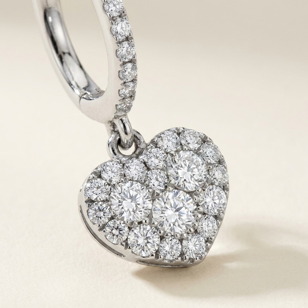 Heart_Shape_Micro_Set_Drop_Hoops_Diamond_Earrings_Zoom