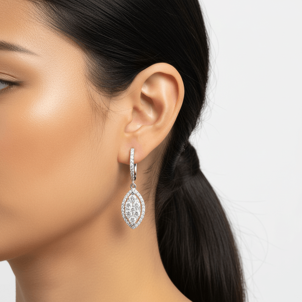 Leaf_Shape_Open_Halo_Pave_Drop_Hoops_Diamond_Earrings_Zoom