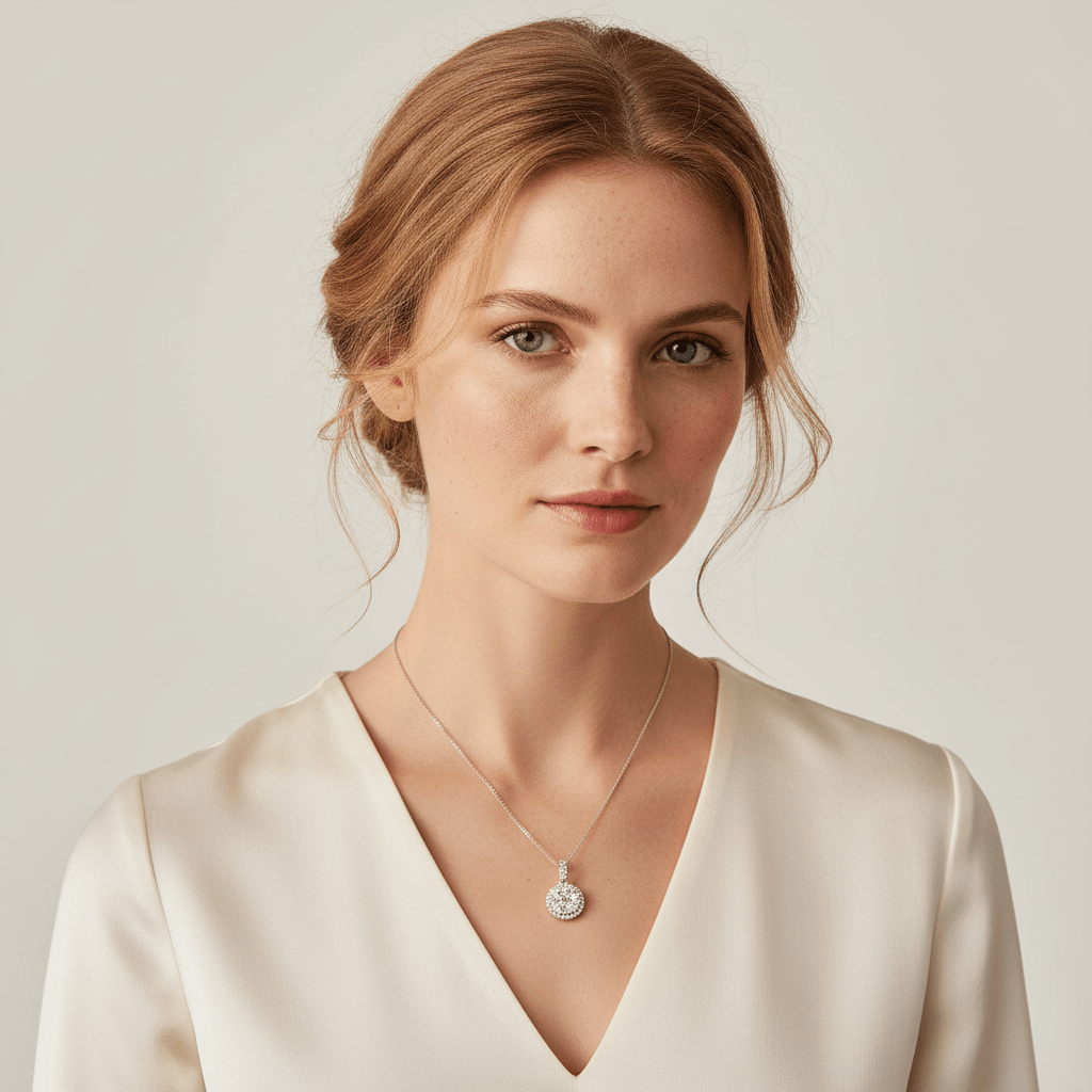 Light_Halo_Pave_Diamond_Pendant_On_Model