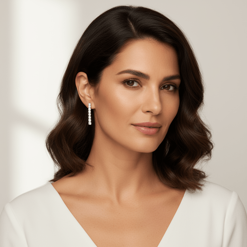 Long_Diamond_Drop_Earrings_On_Model