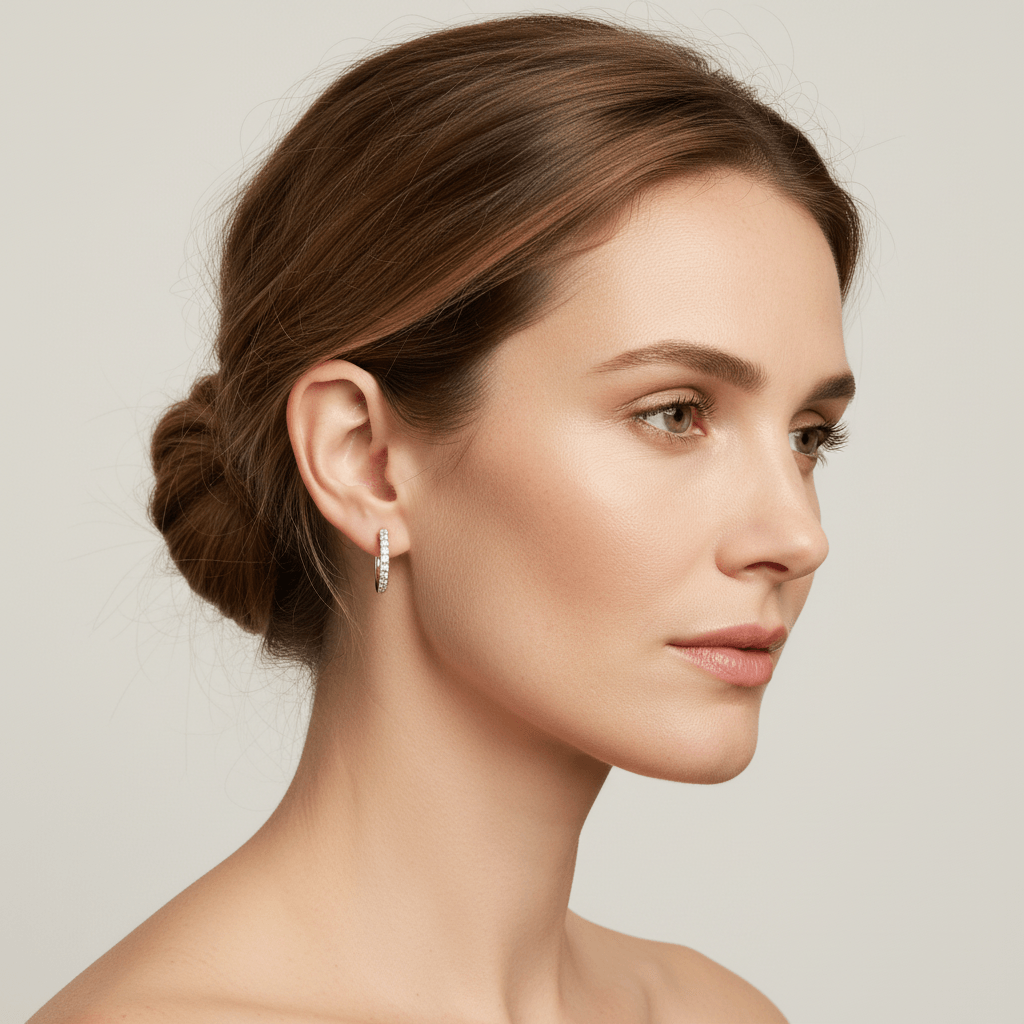 Micro_Set_Round_Diamond_Hoops_Earrings_On_Model_2