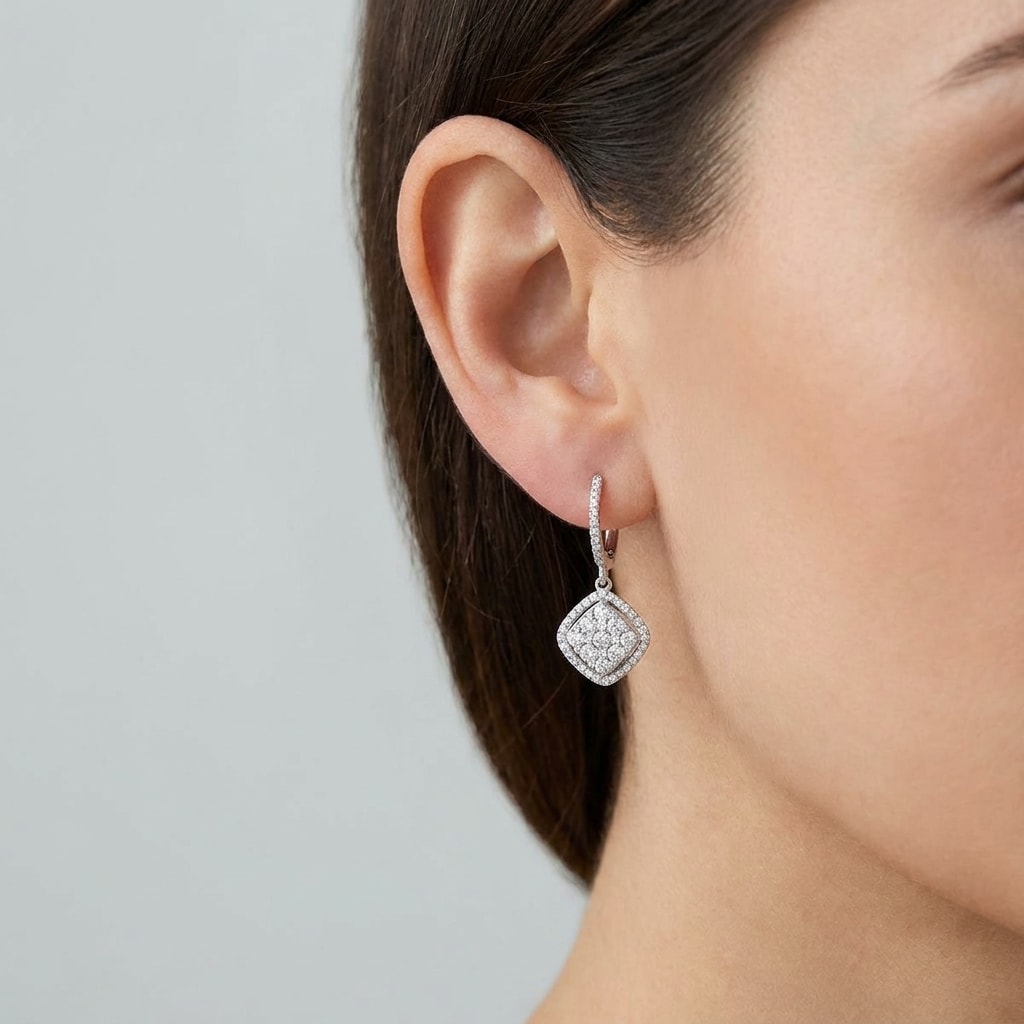 New_Pave_Drop_Hoops_Diamond_Drops_Earrings_On_Model