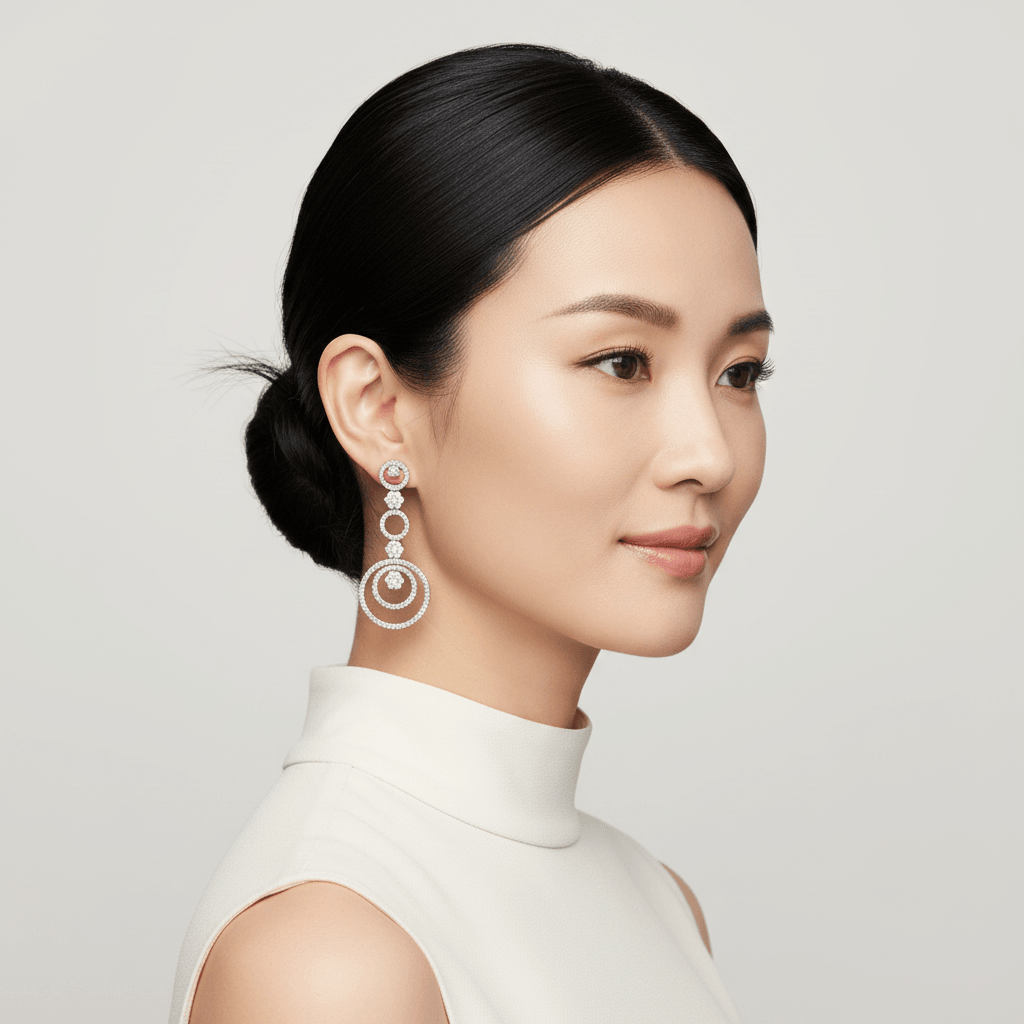 Open_Circle_Diamonds_Drop_Earrings_On_Model_2