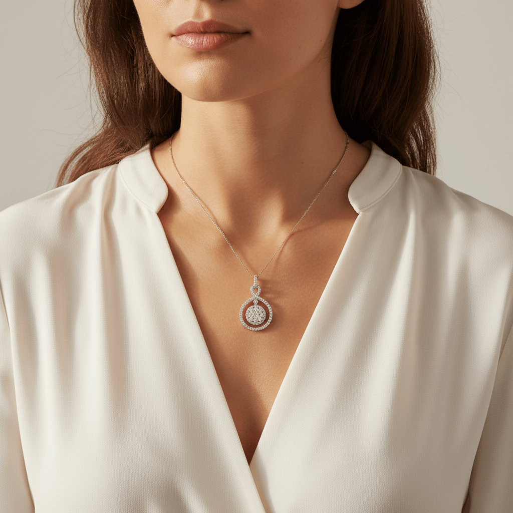 Open_Double_Halo_Pave_Diamond_Pendant_On_Model_2