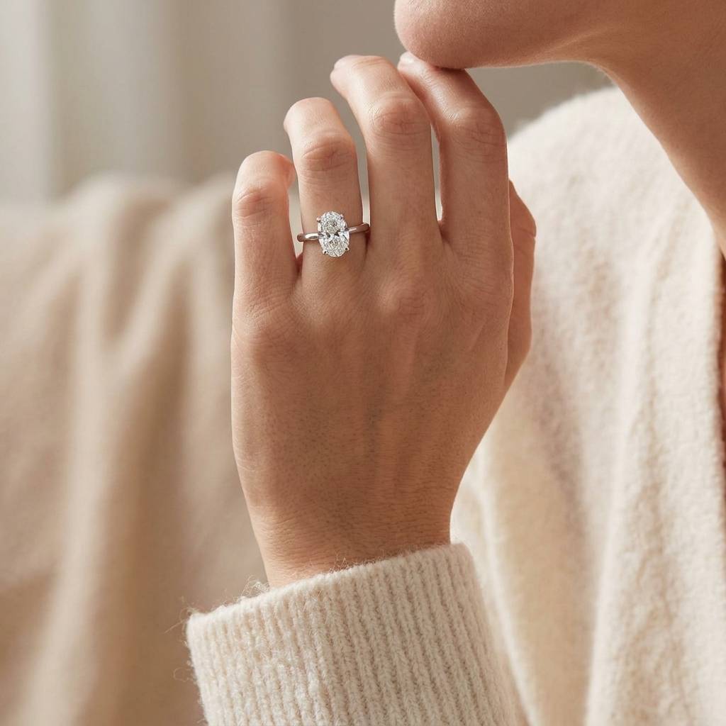 Oval_Floating_Solitaire_Lab_Grown_Diamond_Engagement_Ring_On_Hand