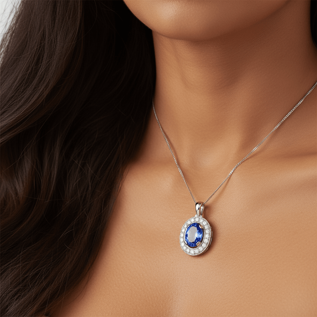 Oval_Shaped_Blue_Tanzanite_Diamond_Pendant_Zoom