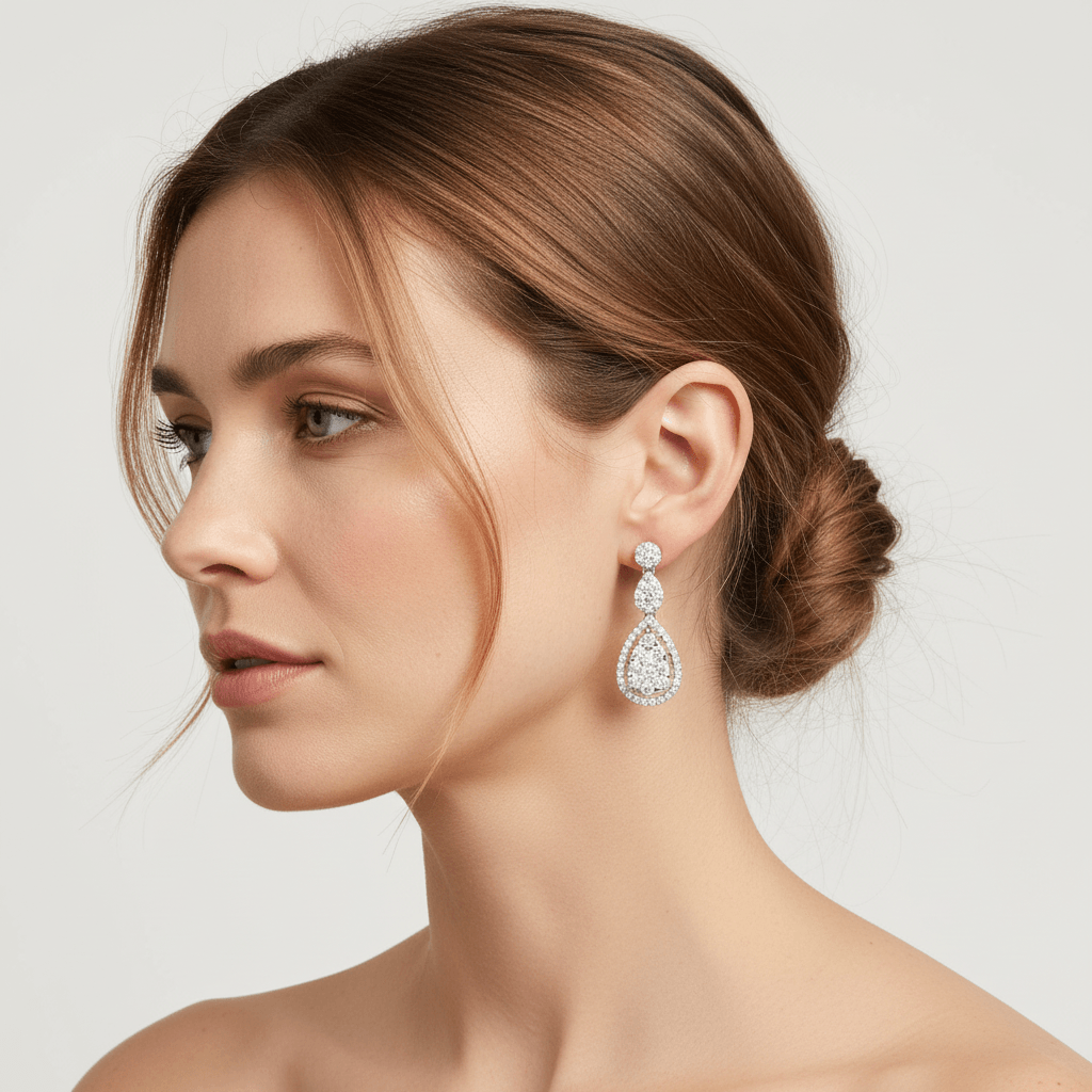 Pave_Set_Diamond_Drops_Earrings_On_Model_2