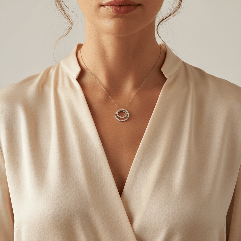 Pave_Set_Round_Diamond_Designer_Pendant_On_Model_2