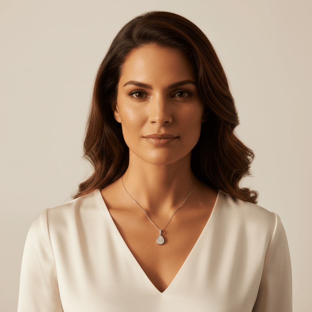 Pear_Pave_Diamond_Necklace_On_Model