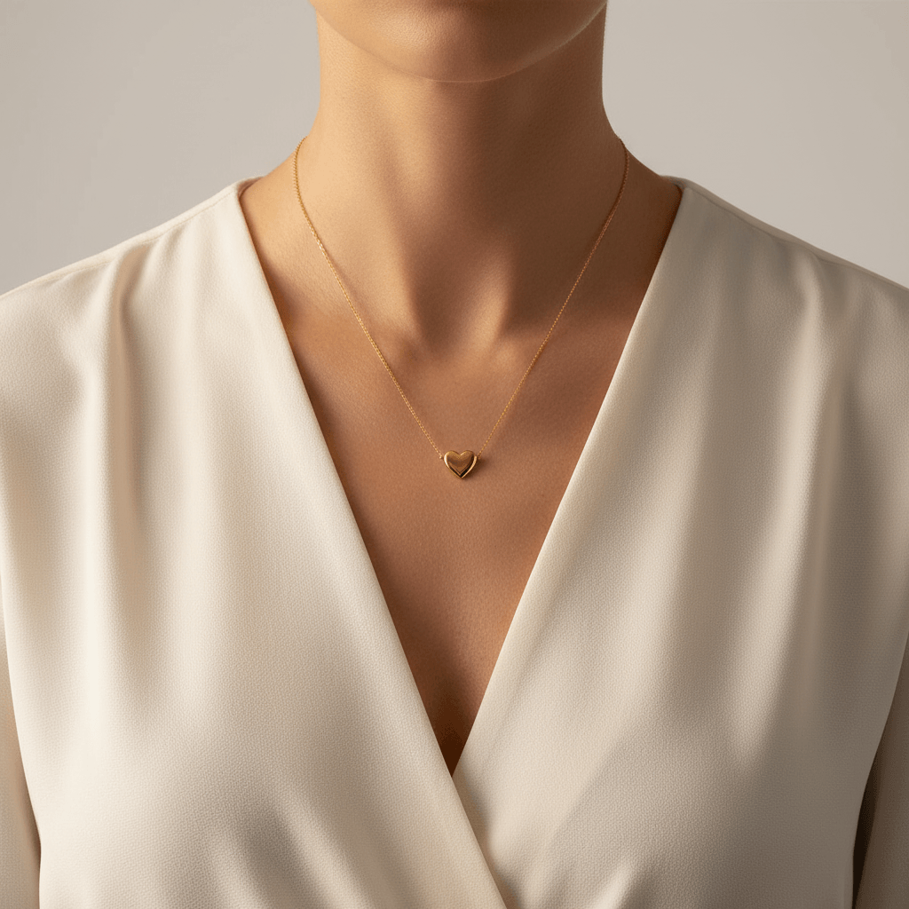Personalized_Heart_Gold_Pendant_On_Model_2