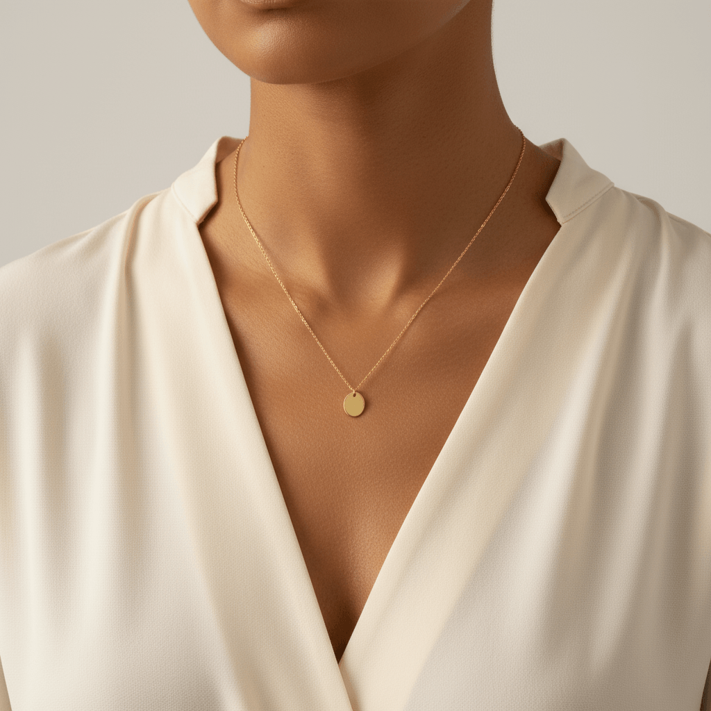 Personalized_Oval_Gold_Pendant_On_Model_2