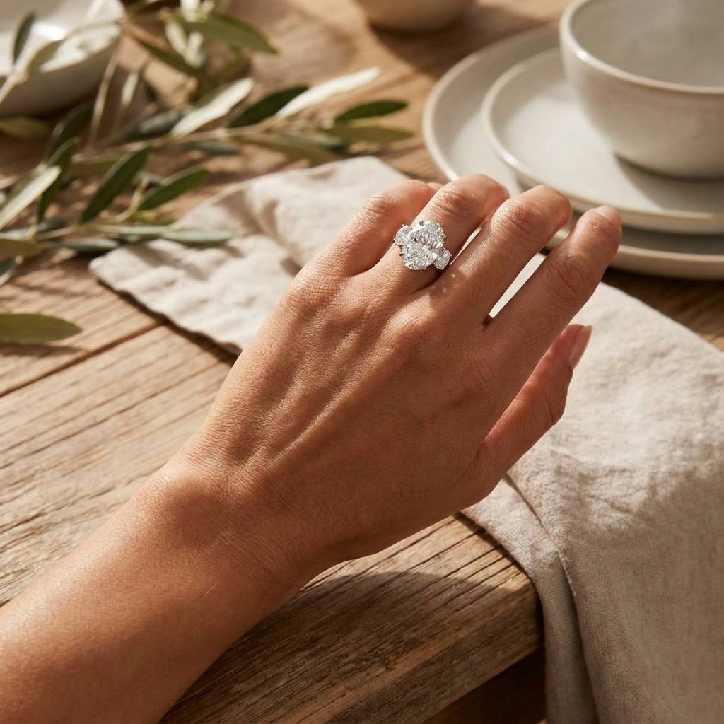 Ronaldo_Lab_Grown_Engagement_Ring_On_Hand