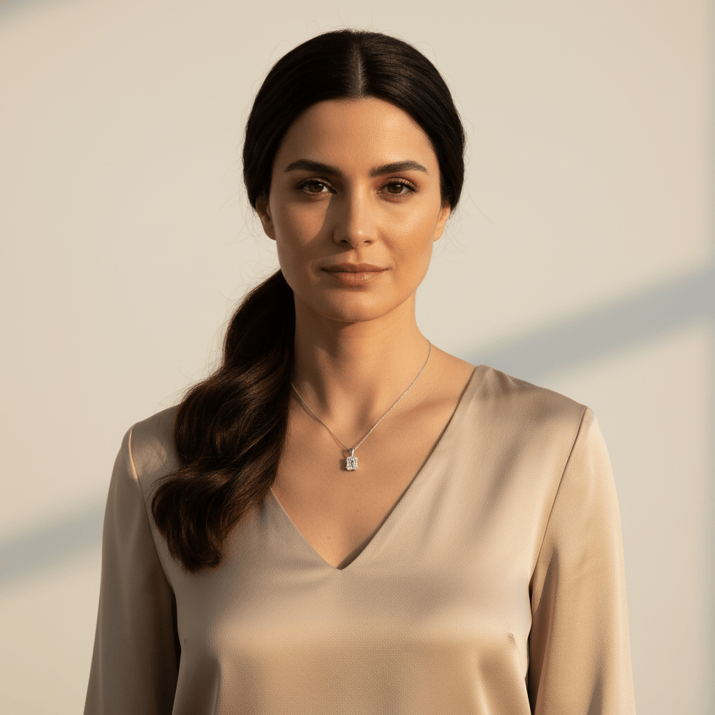 Round_Baguette_Cuts_Diamond_Pendant_On_Model