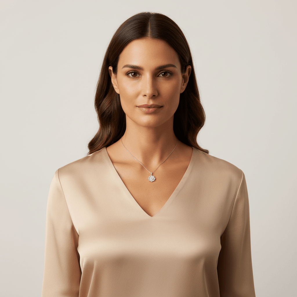 Round_Baguette_Star_Burst_Diamond_Pendant_On_Model
