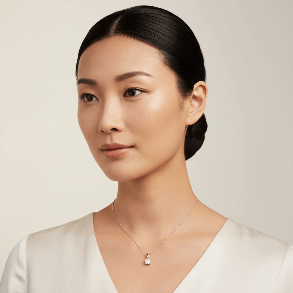 Round_Diamond_Pendant_On_Model