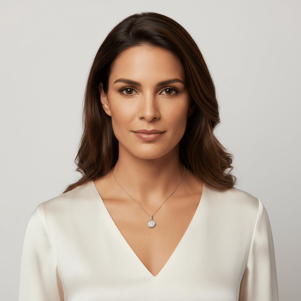 Round_Pave_Diamond_Necklace_On_Model