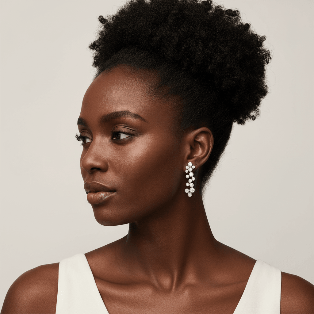 Rubover_Bubble_Set_Diamond_Drop_Earring_On_Model_2