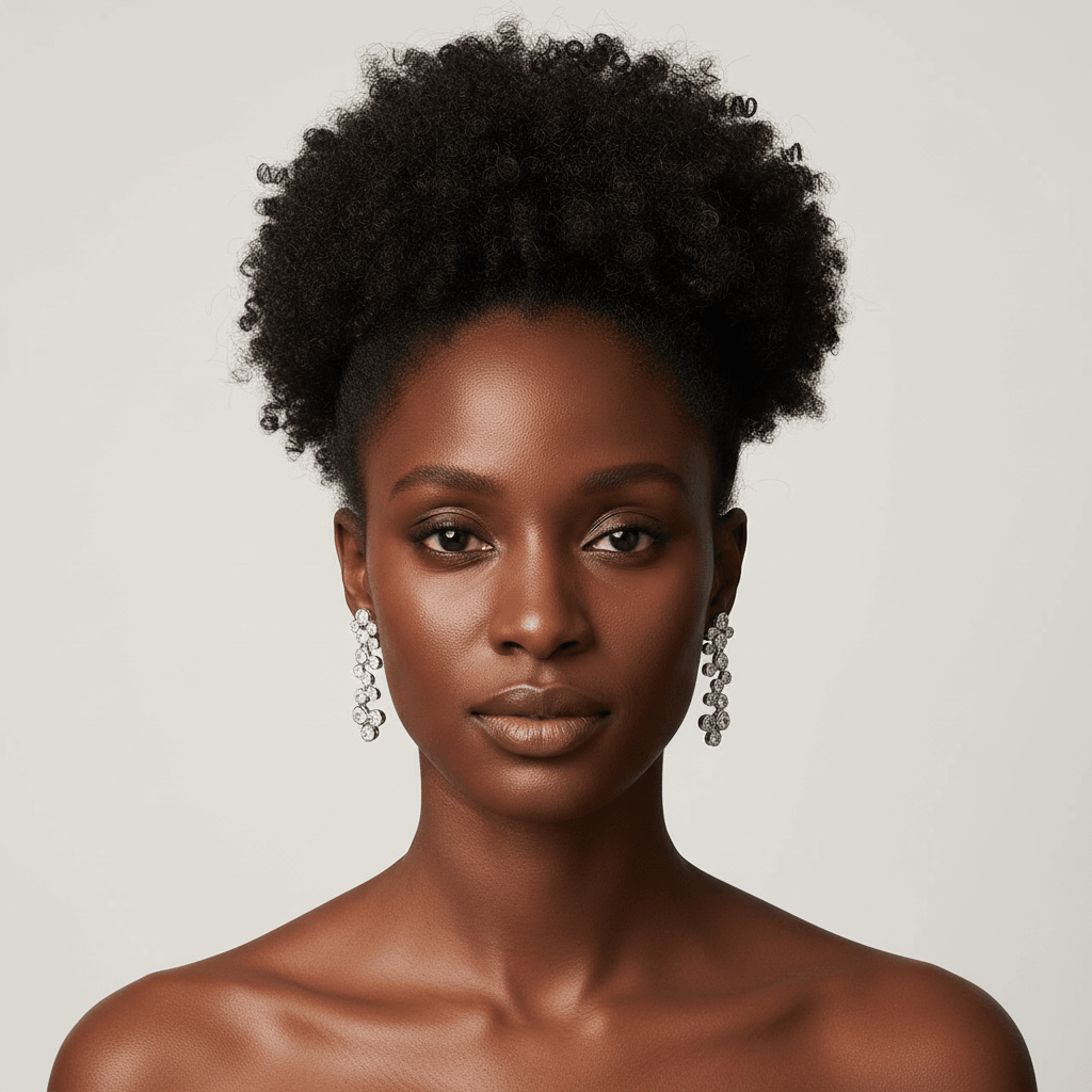 Rubover_Bubble_Set_Diamond_Drop_Earring_On_Model