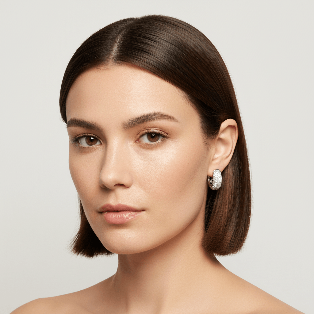 Small_5_Row_Pave_Diamond_Hoops_Earrings_On_Model