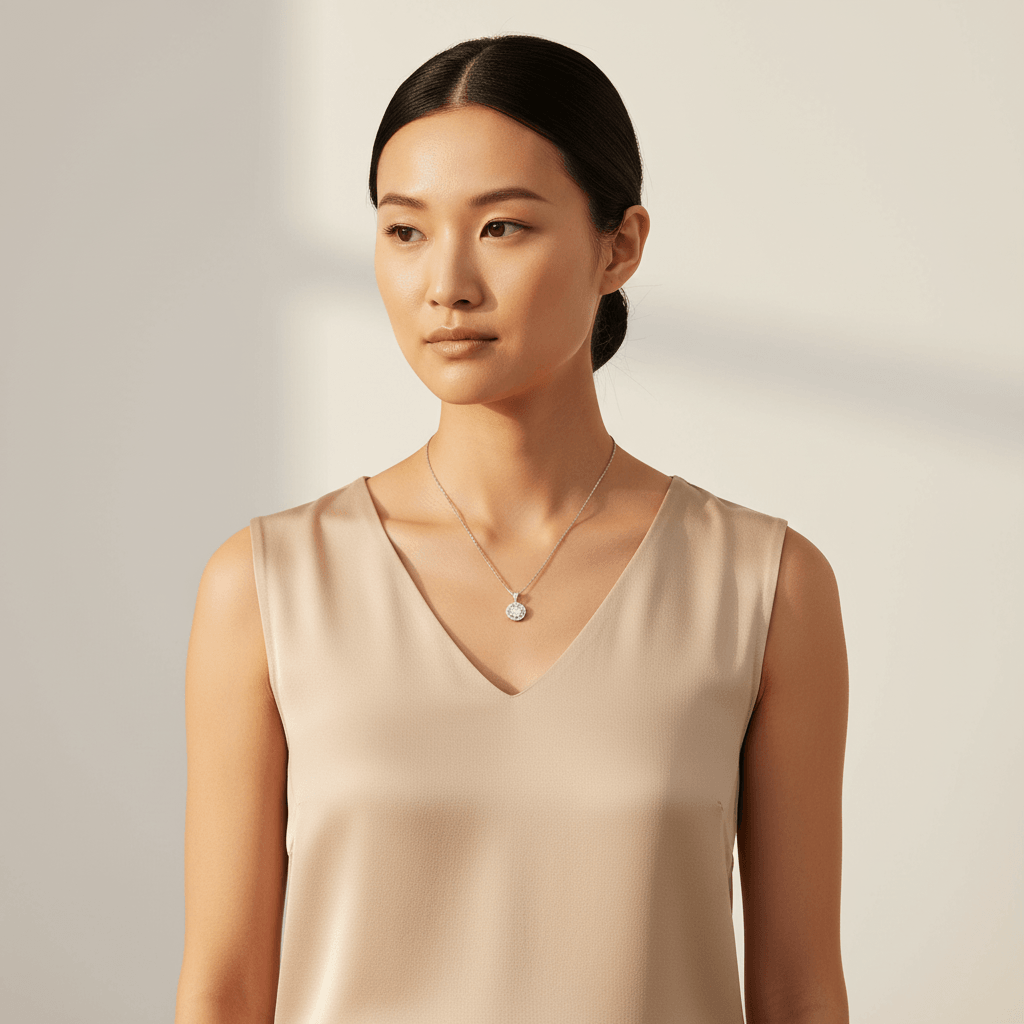 Split_Bail_Halo_Pave_Diamond_Pendant_On_Model