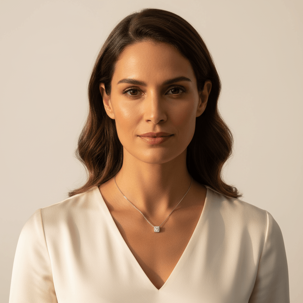 Square_Halo_Diamond_Pendant_On_Model