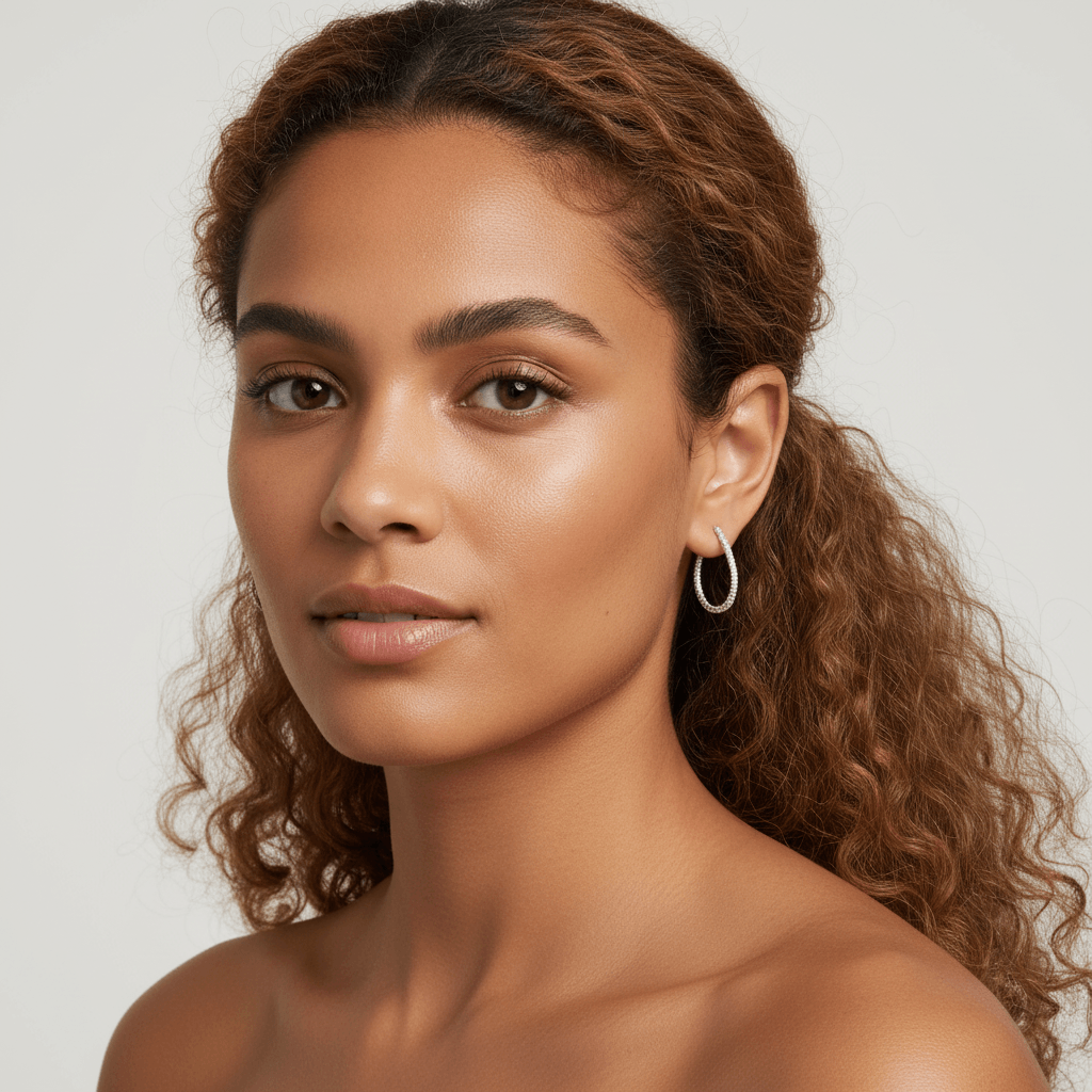 Twist_Hoop_Diamond_Earrings_On_Model