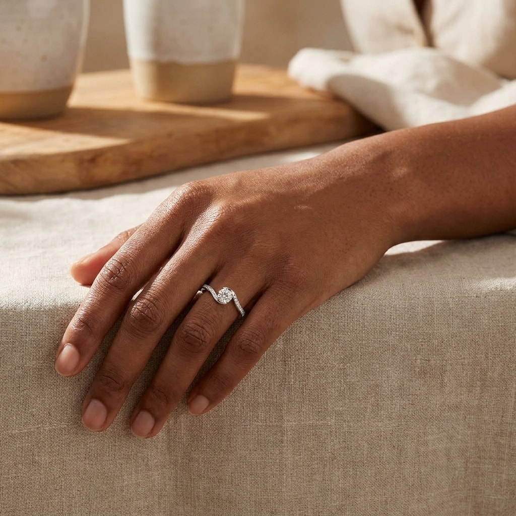 Twist_Tension_Lab_Grown_Diamond_Engagement_Ring_On_Hand