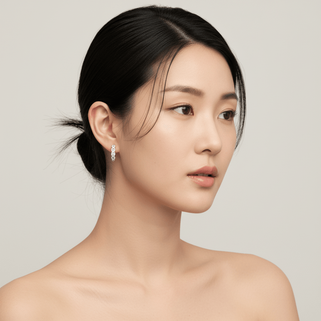 Wave_Set_Hoops_Diamond_Earrings_On_Model_2