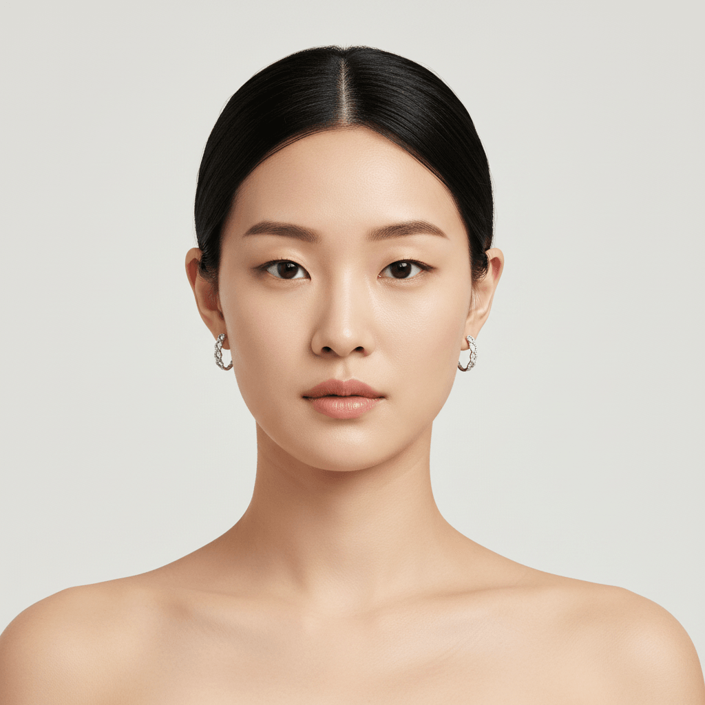 Wave_Set_Hoops_Diamond_Earrings_On_Model