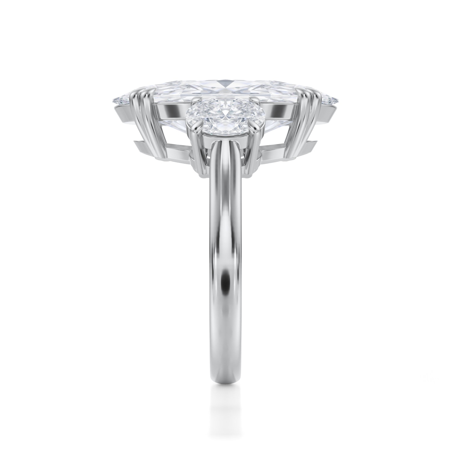 Ronaldo Lab Grown Engagement Ring view 3