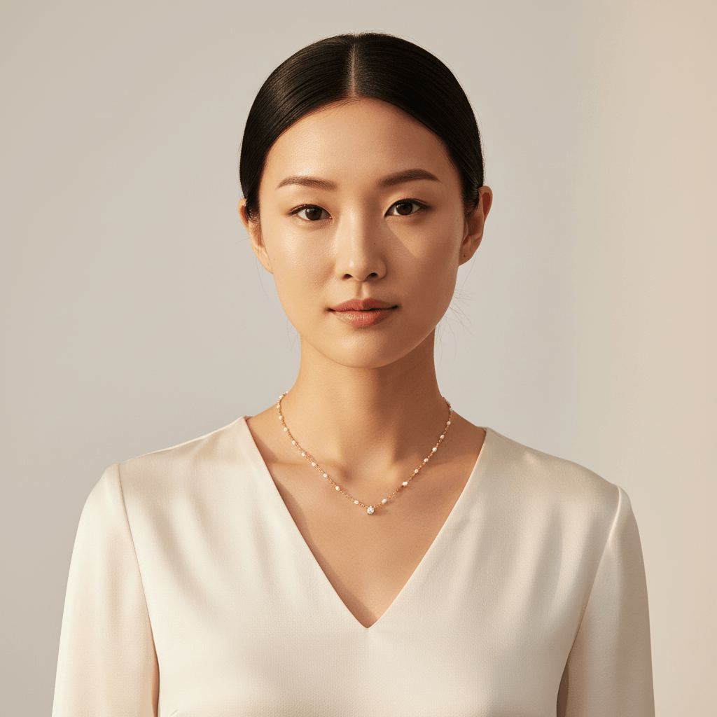 White_Whisper_Gold_Necklace_On_Model